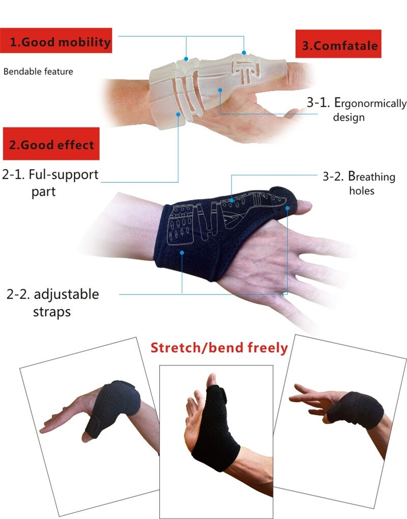 SOEZmm FUL-SUPPORT Tech thumb & wrist brace Protector SM-202