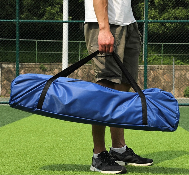 SOEZmm Volleyball Cart SVC30, Holds 30 PCS Volleyball,Classic Collapsible Ball Cart ,Aluminum Alloy Frame with Heavy Duty Wheels