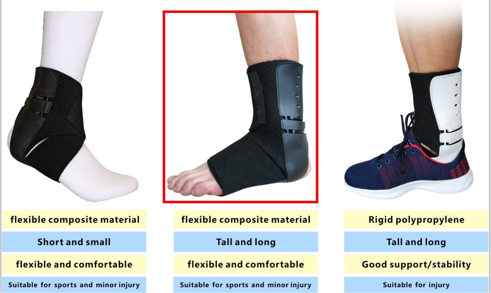 SOEZmm FUL-SUPPORT Tech Ankle Brace for Playing Volleyball Bastetball ,Flexible Comfortable Suitable for Sports and Minor Injury