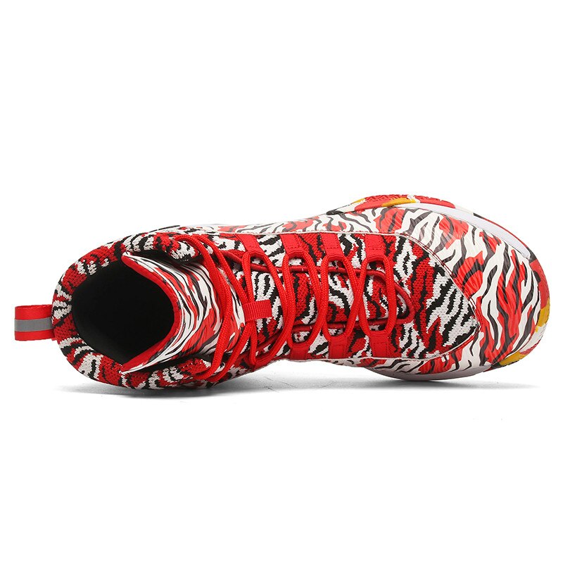 High Top Basketball Shoes with Brace Prevent Sprain Support Ankle Non Slip Wear-Resistant Cushioning Outdoor Workout ShoesSM-206
