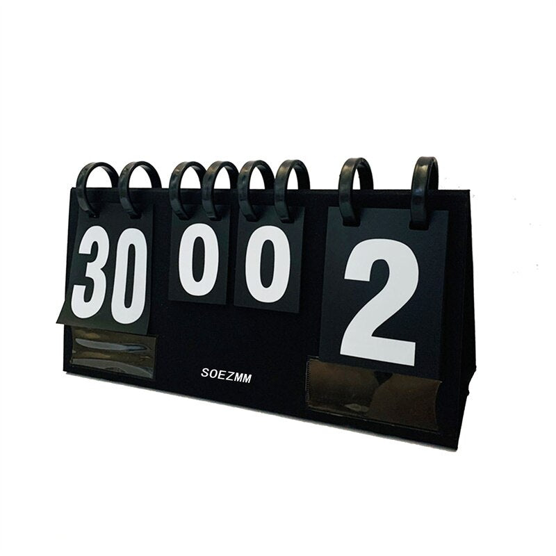 SOEZmm Scoreboard SCB30 ,Score Keeper - Portable Flipper Flips up to 30