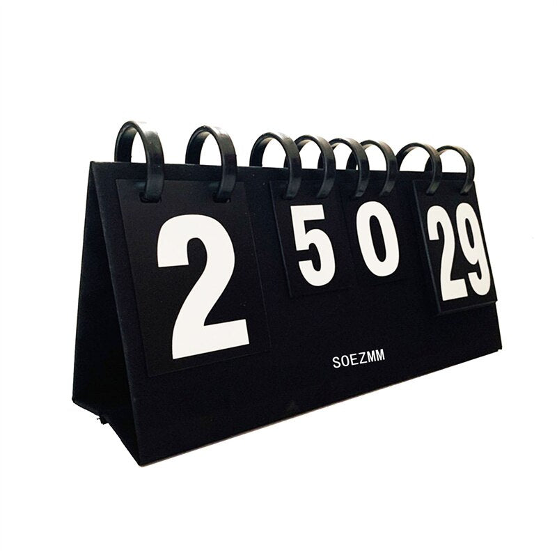 SOEZmm Scoreboard SCB30 ,Score Keeper - Portable Flipper Flips up to 30