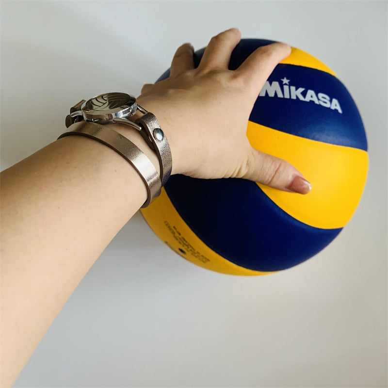 SOEZmm Volleyball Wristband SVWP,Prize for Volleyball Girl , Add Essential Oil or Perfume