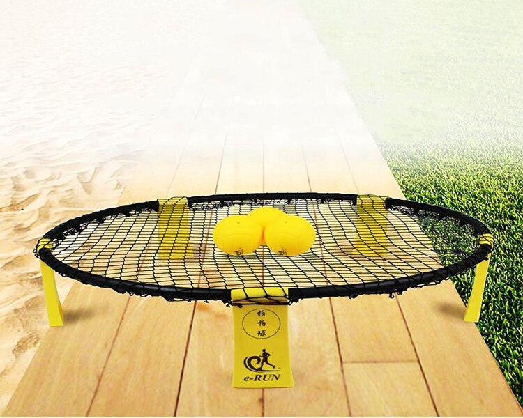 Mini Beach Volleyball VMINI ,Ball Game Set Outdoor Team Sports Lawn Fitness Equipment With 3 Balls and Volleyball Net