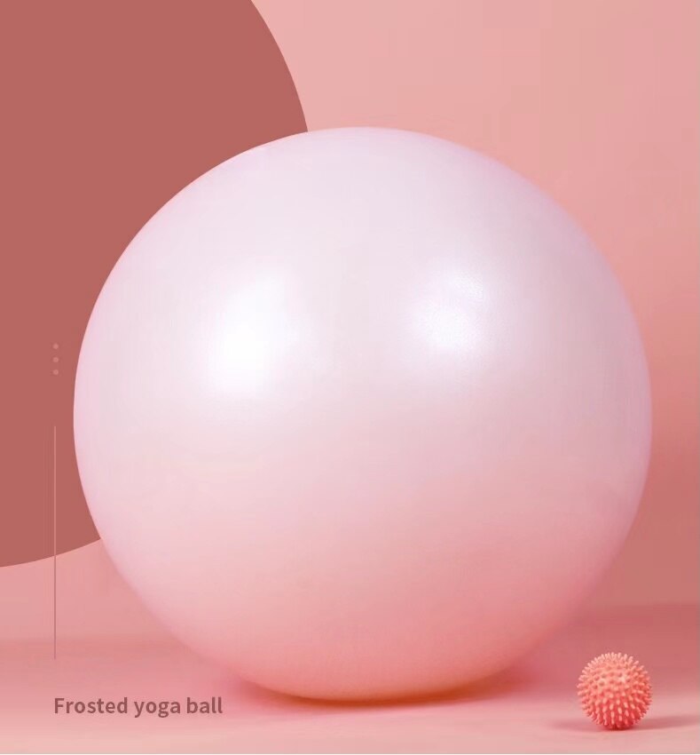 SOEZmm Yoga Ball with Quick Pump ,DM65cm,PVC,Volleyball Training AID SMB65