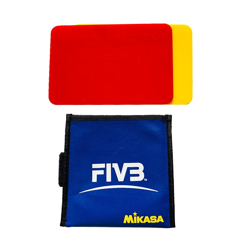 Mikasa Volleyball Referee Card , Red and Yellow Cards , FIVB Volleyball League Designated Penalty Equipment for Match