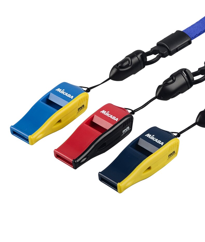 Mikasa Referee Whistle ,FIVB logo-ed ,Sharp Clear Sound, High Volume for Volleyball Basketball Football TableTennis Baseball