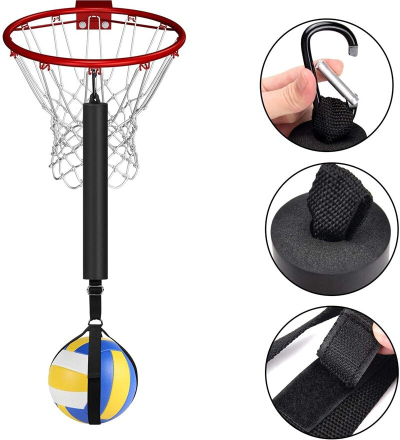 SOEZmm Volleyball Spike Pole SPAULB, Volleyball Training Aid Improves Jumping, Serving, Spiking Power and Arm Swing Mechanics