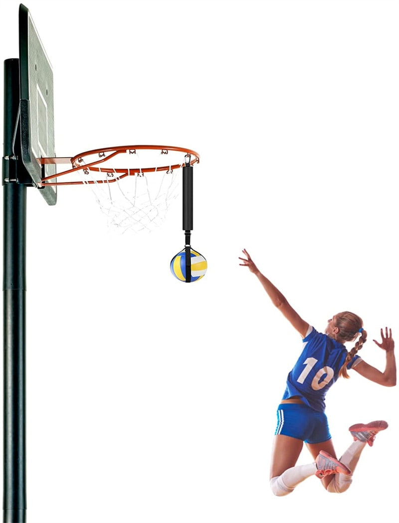 SOEZmm Volleyball Spike Pole SPAULB, Volleyball Training Aid Improves Jumping, Serving, Spiking Power and Arm Swing Mechanics