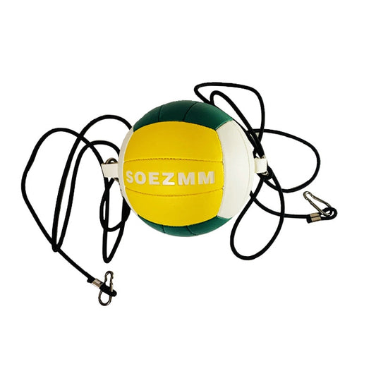SOEZmm Attack Trainer Volleyball SVR100H , with 2 pcs 2M Elastic Cords ,for Serving,Arm Swings,Spiking Power Drills,Training AID