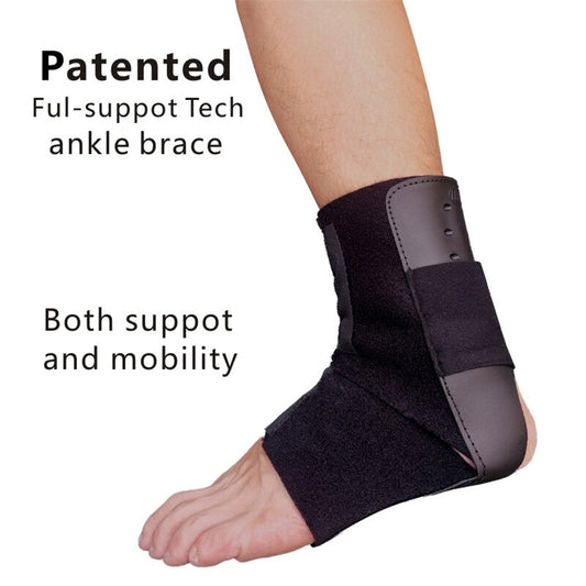 SOEZmm FUL-SUPPORT Tech Ankle Brace for Playing Volleyball Bastetball ,Flexible Comfortable Suitable for Sports and Minor Injury