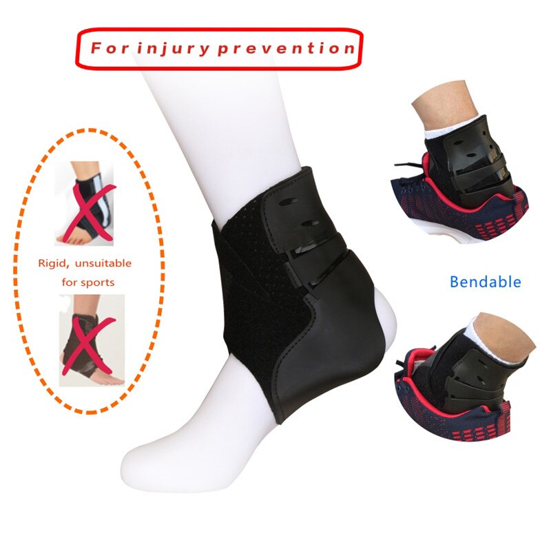 SOEZmm FUL-SUPPORT Tech Ankle Brace for Playing Volleyball,Flexible and Comfortable,Suitable for Sports and Minor Injury SM-205